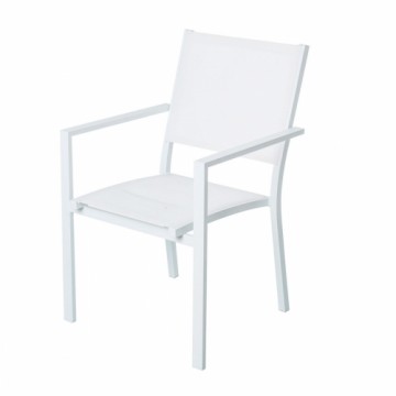 Bigbuy Home Садовое кресло Thais 55,2 x 60,4 x 86 cm Alumīnijs Balts