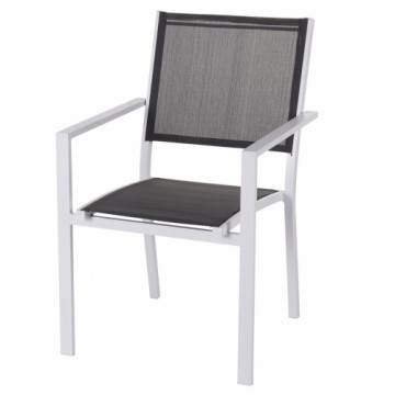 Bigbuy Home Садовое кресло Thais 55,2 x 60,4 x 86 cm Pelēks Alumīnijs Balts