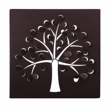 Bigbuy Home Картина Дерево 29,85 x 2,5 x 29,85 cm Металл Коричневый