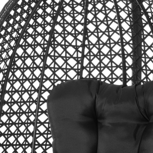 Bigbuy Home Кресло-качалка Dido 190 x 95 x 95 cm Чёрный ротанг image 4