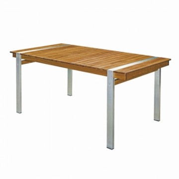 Bigbuy Home Обеденный стол Norah 160 x 85 x 74 cm Деревянный Нержавеющая сталь