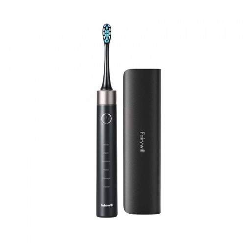 FairyWill Sonic toothbrush with head set and case FW-P80 (Black) image 2