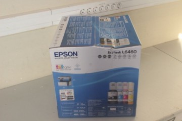 EPSON  
         
       SALE OUT.  EcoTank L6460 Inkjet Printer  Multifunctional printer EcoTank L6460 Contact image sensor (CIS), 3-in-1, Wi-Fi, Black and white, DAMAGED PACKAGING