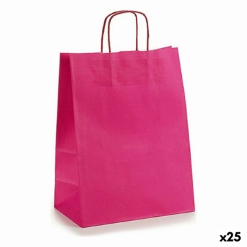 Pincello Бумажный пакет 24 x 12 x 40 cm Розовый (25 штук)