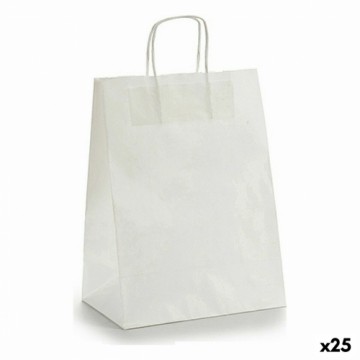 Pincello Бумажный пакет 24 x 12 x 40 cm Белый (25 штук)