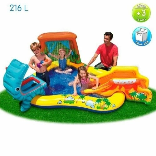 Inflatable Paddling Pool for Children Intex (249 x 191 x 109 cm) - 216L image 1