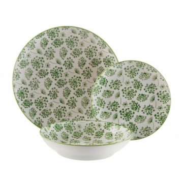 Набор посуды Versa Amada Зеленый Фарфор 18 Предметы