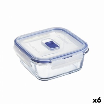 Герметичная коробочка для завтрака Luminarc Pure Box Active 760 ml Двухцветный Cтекло (6 штук)