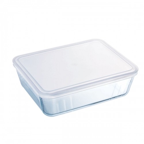 Taisnstūra Pusdienu kastīte ar Vāku Pyrex Cook & Freeze 22,5 x 17,5 x 6,5 cm 1,5 L Caurspīdīgs Silikona Stikls (6 gb.) image 3