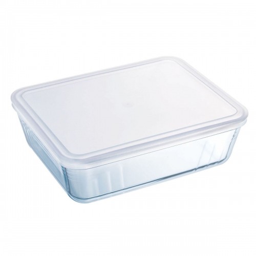 Taisnstūra Pusdienu kastīte ar Vāku Pyrex Cook & Freeze 19 x 14 x 5 cm 800 ml Caurspīdīgs Silikona Stikls (6 gb.) image 3