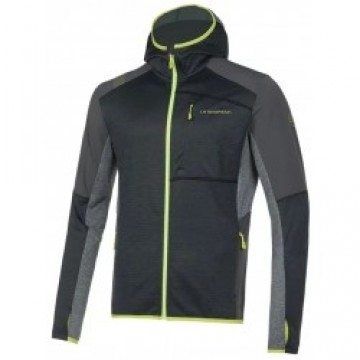 La Sportiva Jaka EXISTENCE Hoody M L Black/Lime Punch