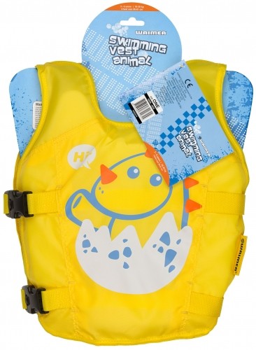 Жилет для плавания детский WAIMEA 52ZB GEE 3-6 года 18-30 кг Желтый / Синий / Белый image 4