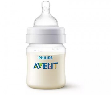 Philips Avent Pretkoliku pudelīte 125 ml, jaundzimušā knupītis, 0m+ - SCY100/01