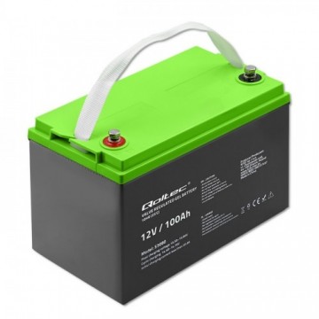 Qoltec Gel battery 12V, 100Ah