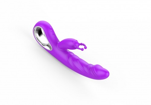 Erolab Cheeky Bunny G-spot & Clitoral Massager Purple (ZYCP01p) image 4