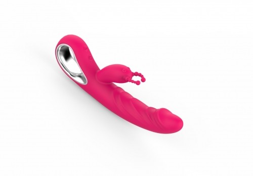 Erolab Cheeky Bunny G-spot & Clitoral Massager Rose Pink (ZYCP01r) image 4