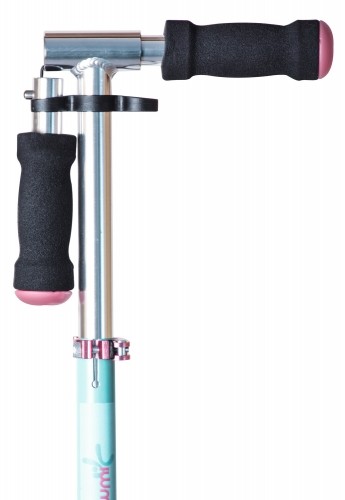 Muuwmi Aluminium Scooter skrejritenis 200 mm, rozā/ tirkīza zils - AU 574 image 4