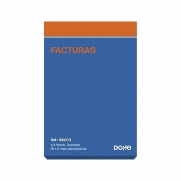 Invoice Book DOHE 50063D 1/4 100 Loksnes (10 gb.)