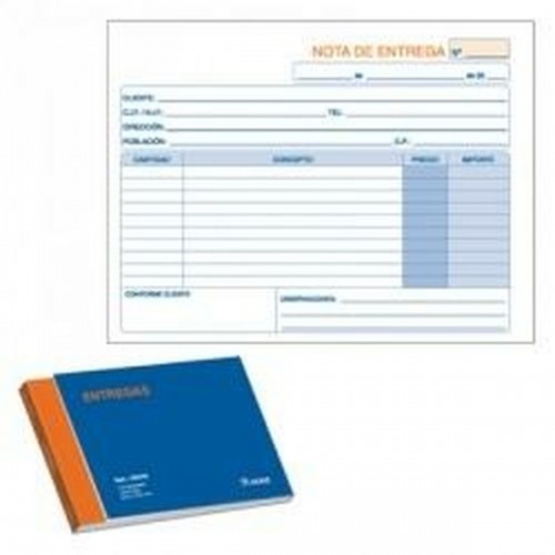 Delivery Notebook DOHE 50049D 1/4 100 Loksnes (10 gb.) image 2