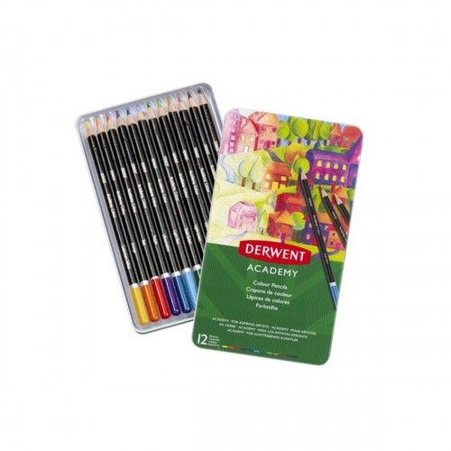 Цветные карандаши DERWENT Academy 12 Предметы Разноцветный image 2