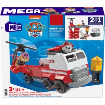 Playset Megablocks Paw Patrol Ugunsdzēsēju Mašīna + 3 gadi 37 Daudzums