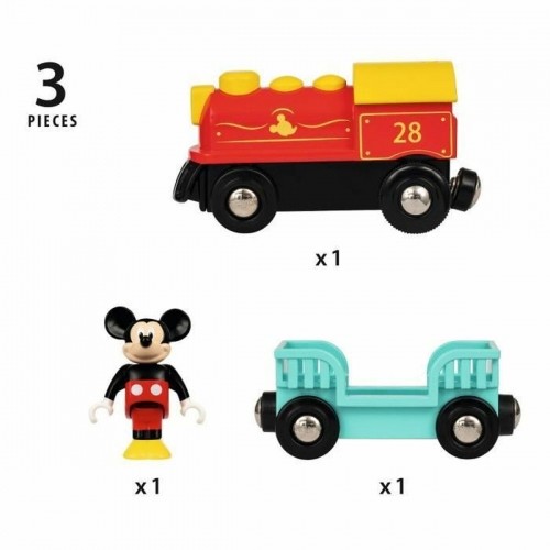 Playset Brio Micky Mouse Battery Train 3 Daudzums image 2