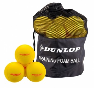 Tennis balls Dunlop TRAINING FOAM 12 pcs