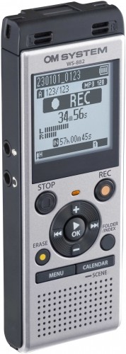 Olympus OM System audio recorder WS-882, silver image 2