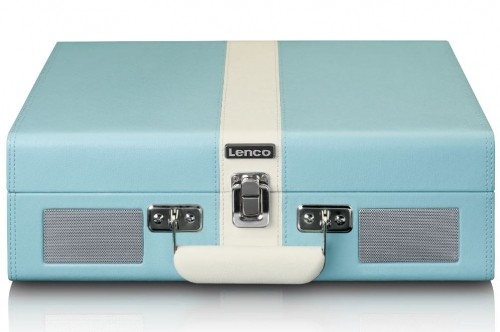 Lenco CLASSIC PHONO TT-110RDWH - TURNTABLE WITH BLUETOOTH® RECEPTION AND BUILT IN SPEAKERS - BLUE WHITE image 4