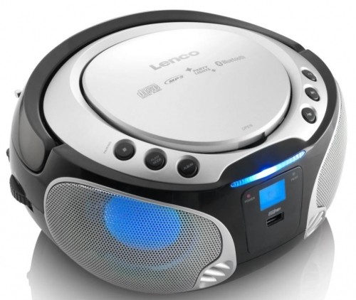 Portable stereo FM radio with CD player Lenco SCD550SI image 2