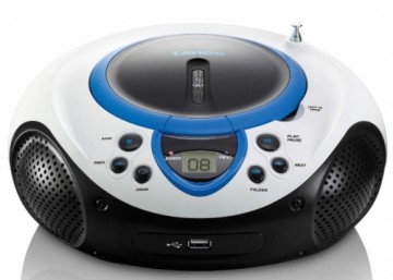 Portable stereo FM radio with CD player Lenco SCD38USBB