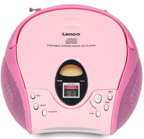 Portable stereo FM radio with CD player Lenco SCD24P image 1