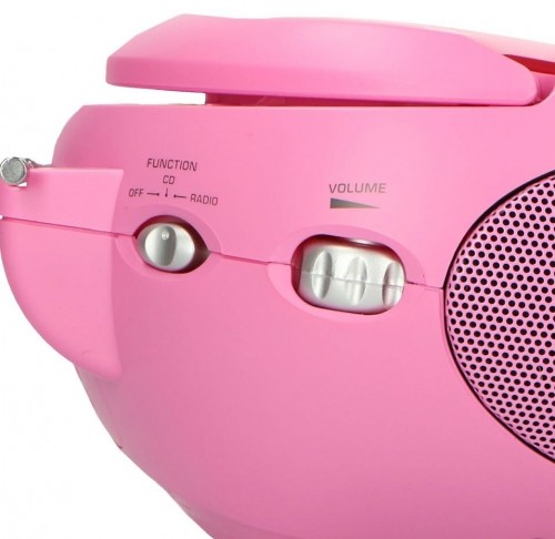 Portable stereo FM radio with CD player Lenco SCD24P image 5