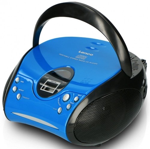 Portable stereo FM radio with CD player Lenco SCD24BB image 2