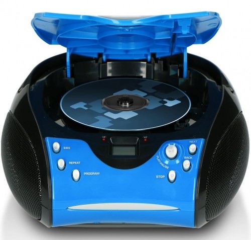Portable stereo FM radio with CD player Lenco SCD24BB image 3