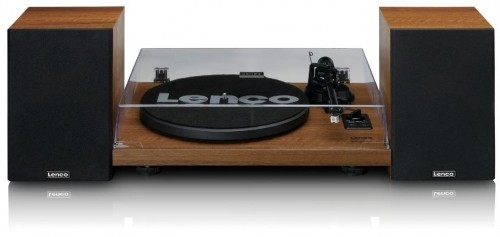 LENCO LS-480WD - RECORD PLAYER WITH BUILT-IN AMPLIFIER AND BLUETOOTH® PLUS 2 EXTERNAL SPEAKERS image 1
