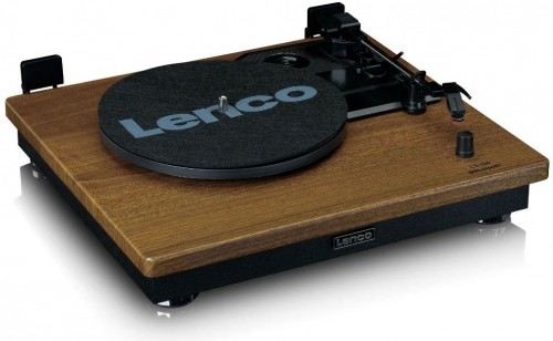 LENCO LS-100WD - TURNTABLE WITH 2 EXTERNAL SPEAKERS - WOOD image 3