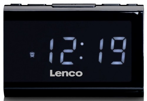 Clock radio with USB player and USB charger Lenco CR525BK image 1