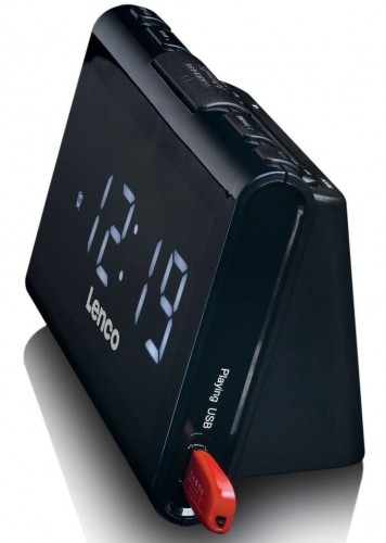 Clock radio with USB player and USB charger Lenco CR525BK image 5