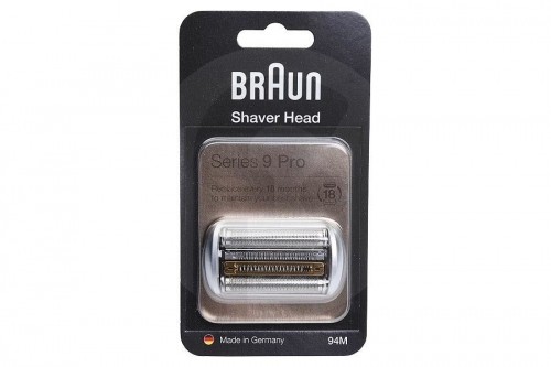 Braun  
         
       Replacement Head Cassette 94M  Silver, For Series 9 Pro and Series 9 image 1