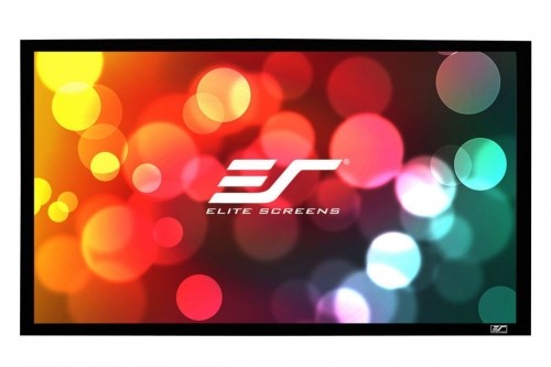 Elite Screens  
         
       SableFrame Series ER110WH1 Diagonal 110 ", 16:9, Viewable screen width (W) 244 cm, Black image 1