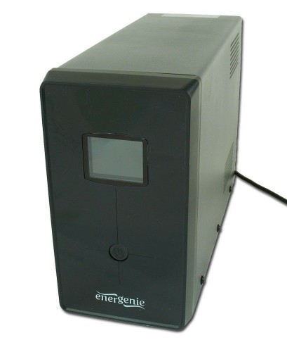 EnerGenie  
         
       UPS with USB and LCD display, Black 1200 VA, 720 W image 1