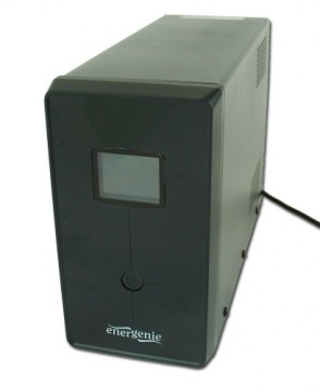 EnerGenie  
         
       UPS with USB and LCD display, Black 1200 VA, 720 W