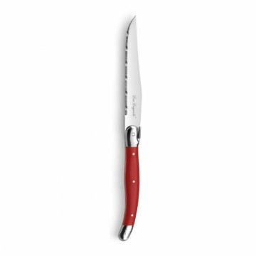 Набор ножей Lou Laguiole Rustic Красный Мясо Металл 6 штук