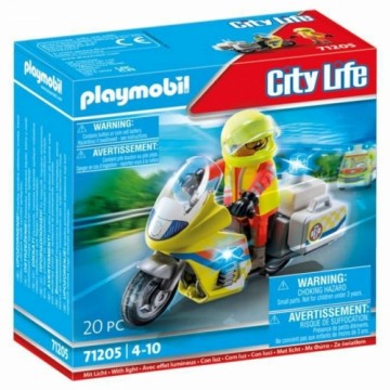 Набор машинок Playmobil 71205 Мотоцикл 20 Предметы
