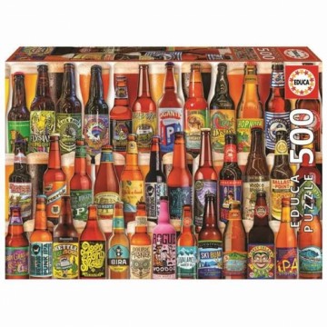 Puzle un domino komplekts Educa Craft Beer 500 Daudzums