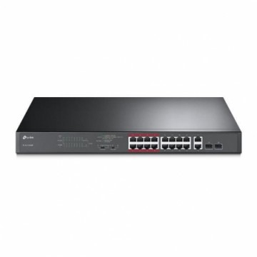 TP-Link  
         
       Switch||Desktop/pedestal|16x10Base-T / 100Base-TX|2x10/100/1000BASE-T/SFP combo|PoE+ ports 16|192 Watts|TL-SL1218MP