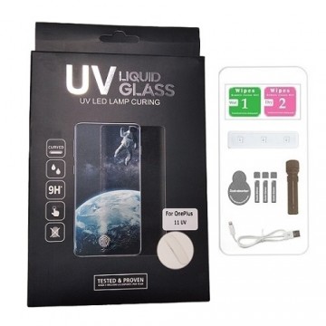 Extradigital Защитное стекло OnePlus 11 (жидкий клей + УФ лампа)