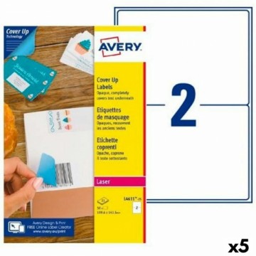 Этикетки для принтера Avery L4611 199,6 x 143,5 mm Белый 25 Листья (5 штук)