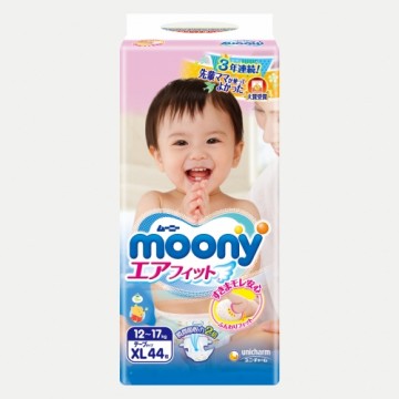 MOONY diapers Airfit XL, 44 pcs., 12-17kg., 14300